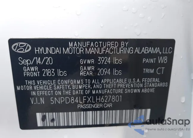 5NPD84LFXLH627801: 39564053