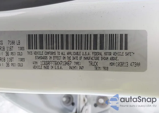 1C6SRFFT6KN713467: 39563228