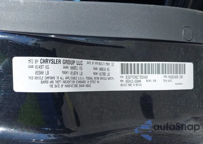 3C3CFFER9CT352429: 39567286