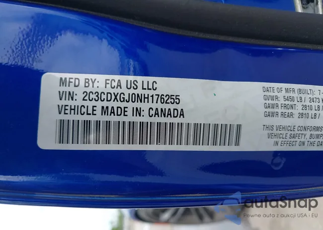 2C3CDXGJ0NH176255: 39576763