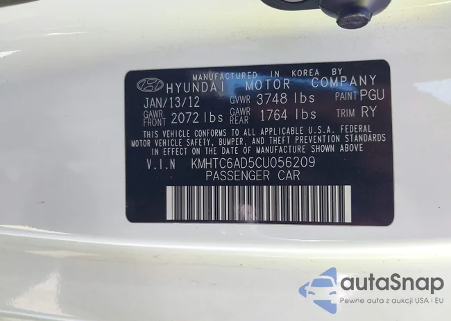 KMHTC6AD5CU056209: 39581272