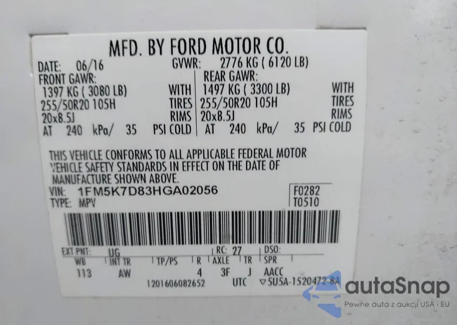 1FM5K7D83HGA02056: 39582982