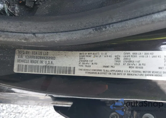 1C6RREBG4NN358983: 39599321