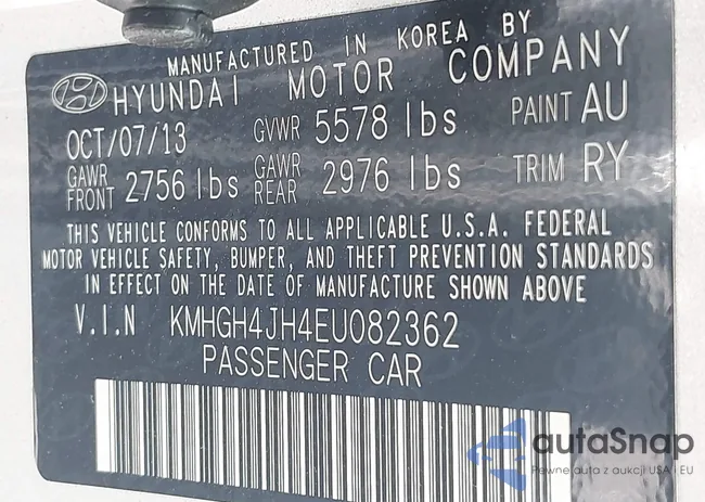 KMHGH4JH4EU082362: 39604792