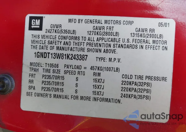 1GNDT13W81K243387: 39608159