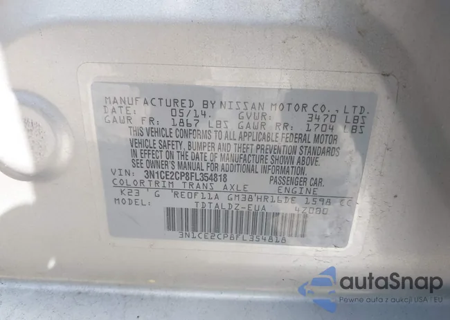 3N1CE2CP8FL354818: 39611771