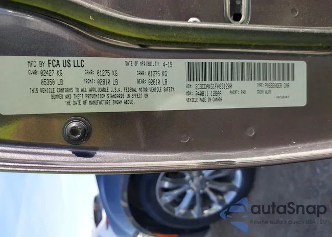 2C3CCAKG1FH831200: 39615586