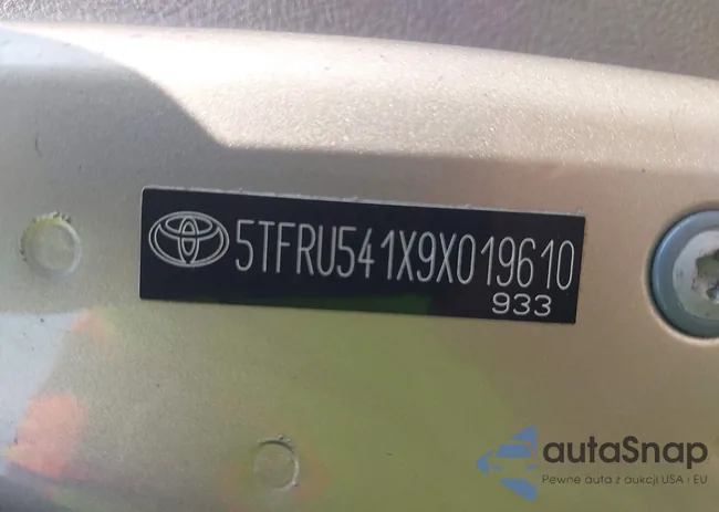 5TFRU541X9X019610: 39619052