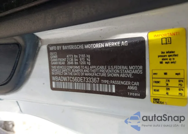 WBADW7C56DE733367: 39622292