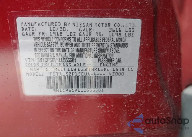 3N1CP5CV1LL555501: 39624563