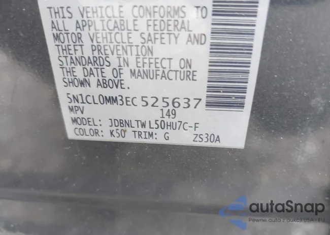 5N1CL0MM3EC525637: 39625072