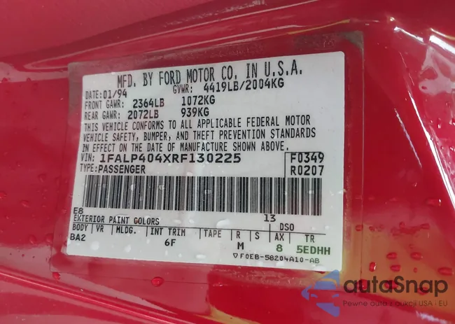 1FALP404XRF130225: 39626131