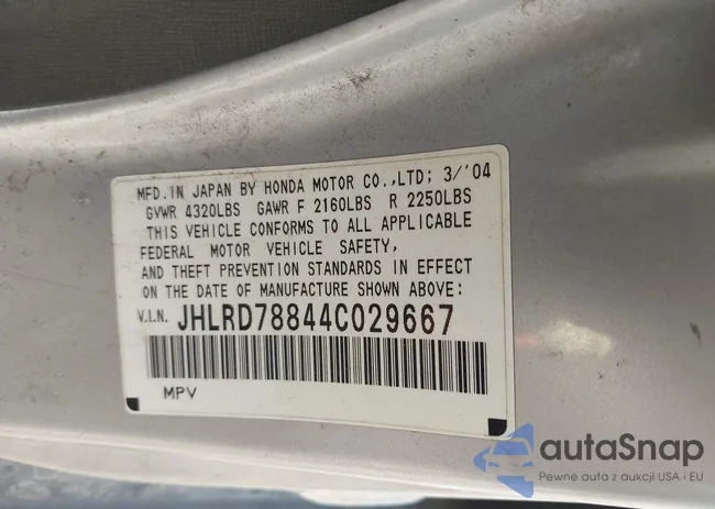 JHLRD78844C029667: 39628234