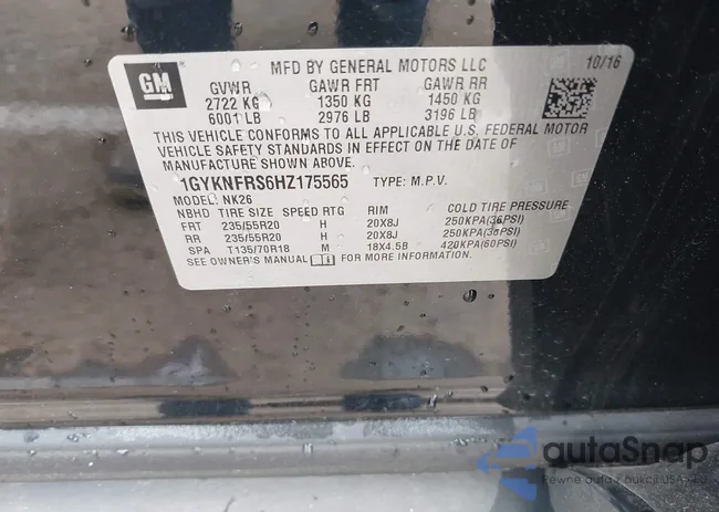 1GYKNFRS6HZ175565: 39629282