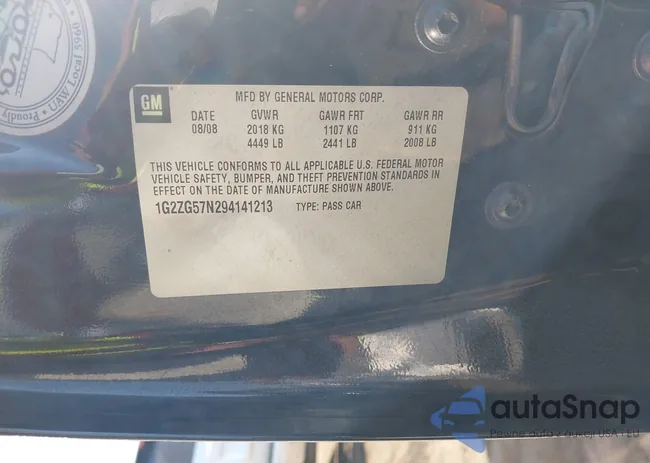 1G2ZG57N294141213: 39631271