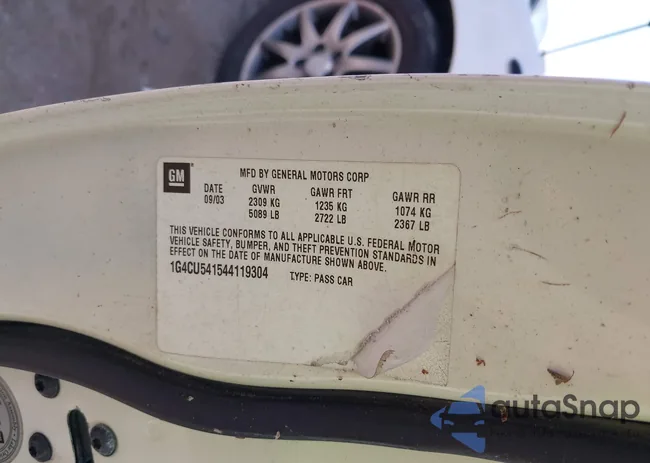 1G4CU541544119304: 39632945