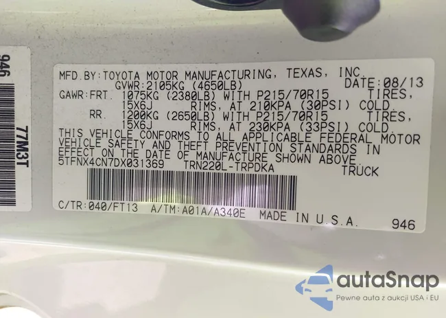 5TFNX4CN7DX031369: 39642901