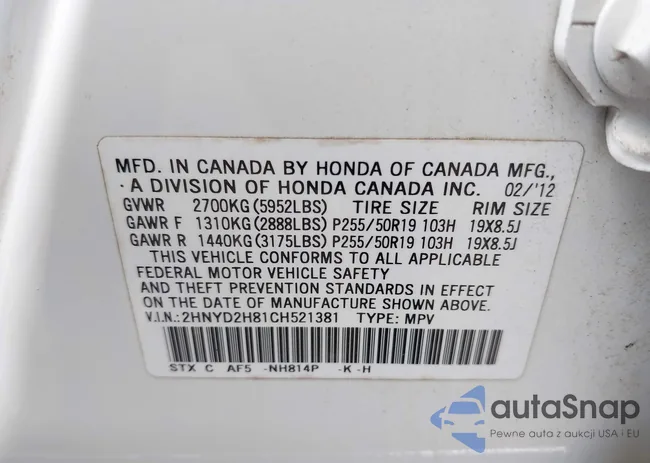 2HNYD2H81CH521381: 39647214