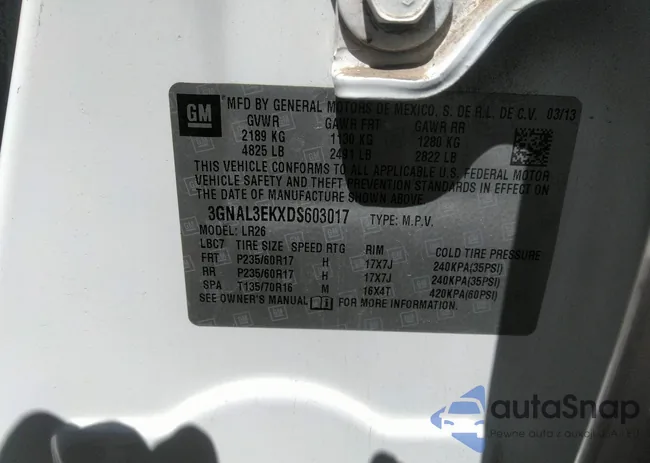 3GNAL3EKXDS603017: 39646948