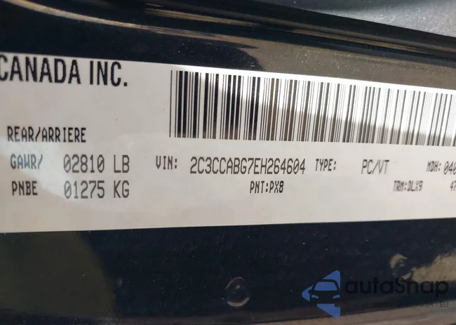 2C3CCABG7EH264604: 39651250