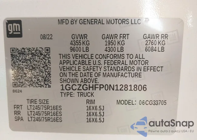 1GCZGHFP0N1281806: 39653946