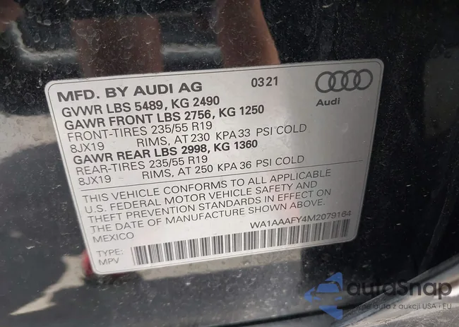 WA1AAAFY4M2079164: 39655331