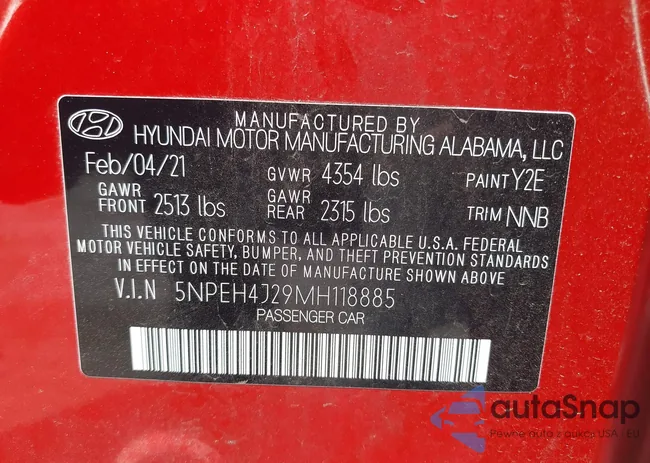 5NPEH4J29MH118885: 39657266