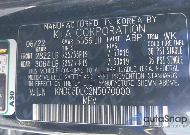 KNDC3DLC2N5070000: 39659243