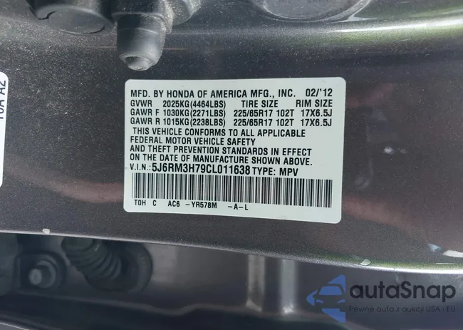 5J6RM3H79CL011638: 39661406