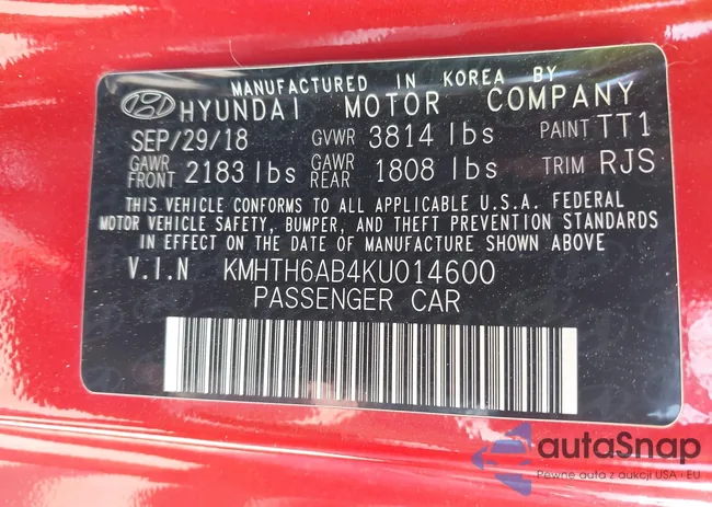 KMHTH6AB4KU014600: 39672630