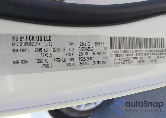 3C4PDDBG2GT196380: 39672776