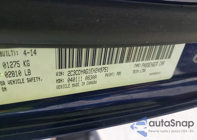 2C3CDYAG1EH249751: 39674611