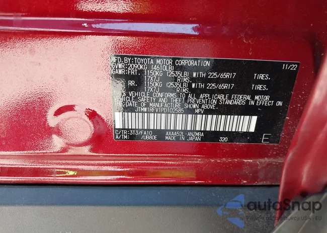 JTMW1RFV1PD102585: 39676492