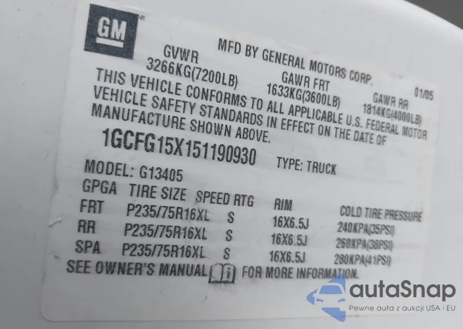 1GCFG15X151190930: 39677787