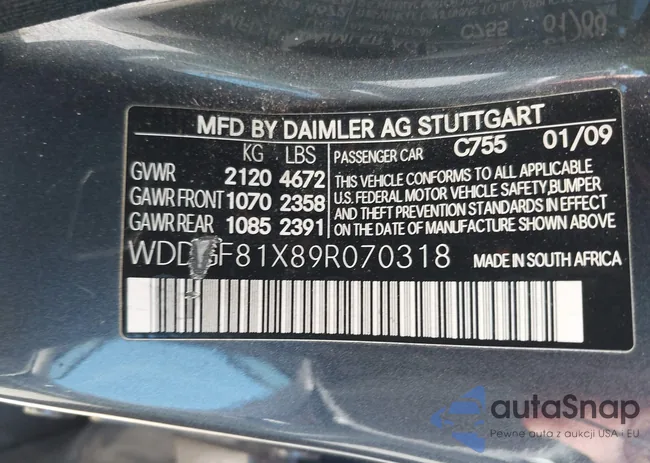 WDDGF81X89R070318: 39678637