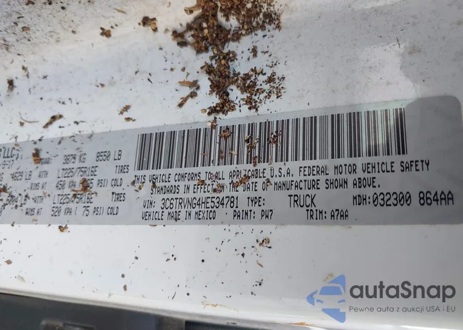 3C6TRVNG4HE534781: 39680304