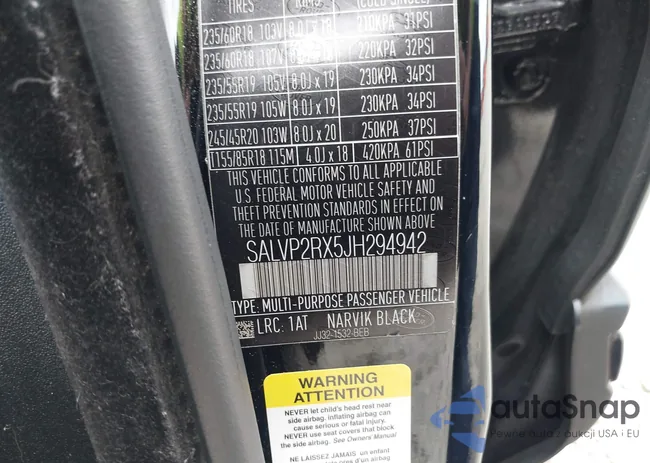 SALVP2RX5JH294942: 39688544