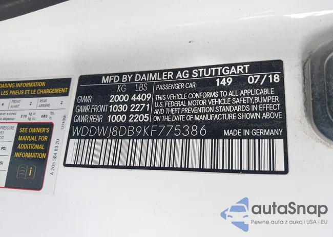 WDDWJ8DB9KF775386: 39694494