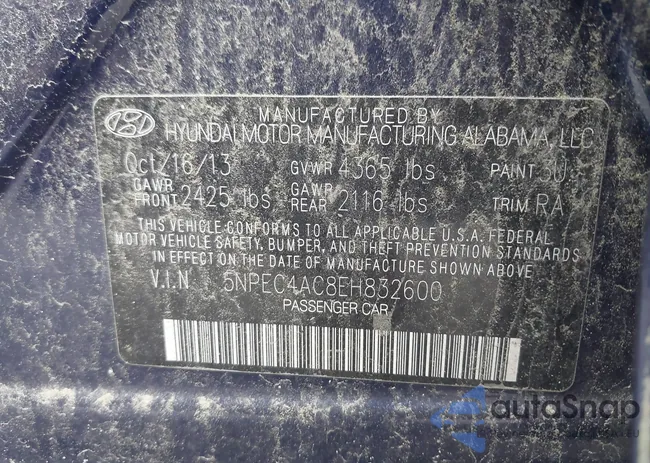 5NPEC4AC8EH832600: 39701415