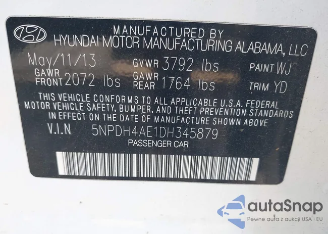 5NPDH4AE1DH345879: 39705874