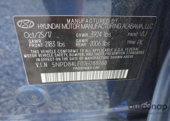 5NPD84LF0JH288768: 39725904