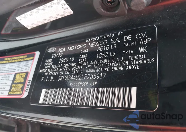 3KPA24AD2LE285917: 39727337