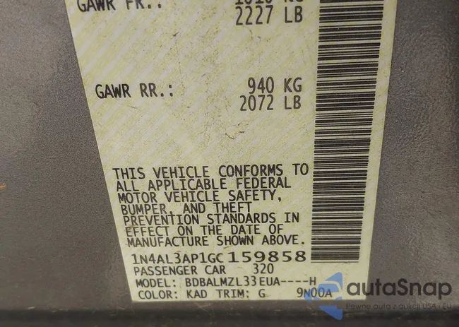 1N4AL3AP1GC159858: 39728211