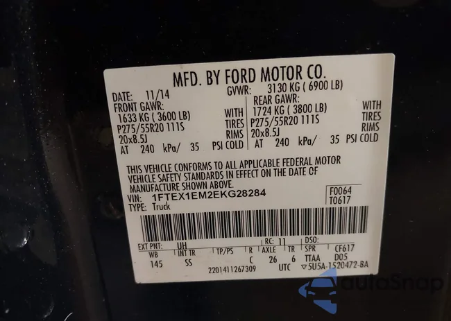 1FTEX1EM2EKG28284: 39730241