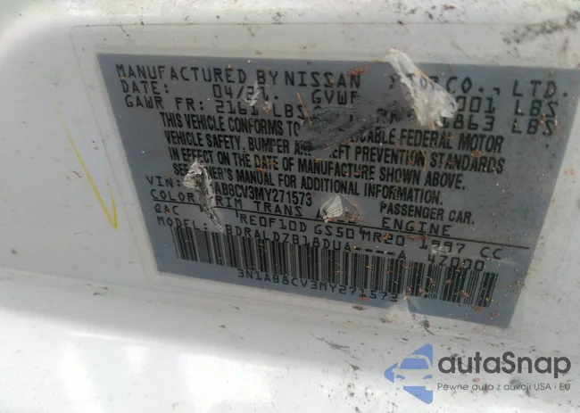 3N1AB8CV3MY271573: 39737007