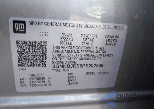 3GNKBJRS8PS202849: 39741880