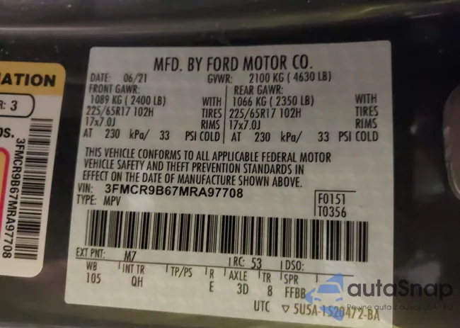 3FMCR9B67MRA97708: 39743007