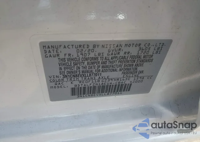 3N1CN8EVXLL877011: 39744151