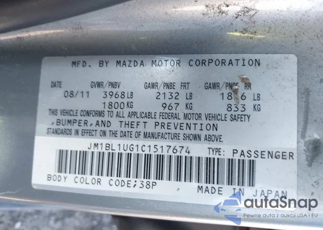 JM1BL1UG1C1517674: 39751065