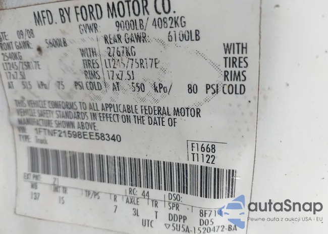 1FTNF21598EE58340: 39756085